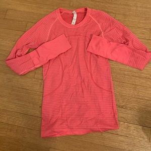 Lululemon Pink swiftly tech Long sleeve